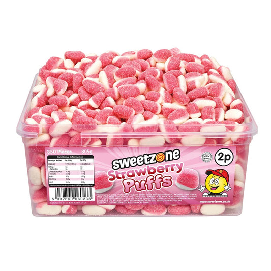 Sweetzone Strawberry Puffs Tub