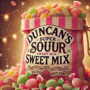 1kg Sour Sweets Mix