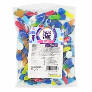 1kg Sweets Blue - Bag Blue of Pick n Mix Sweets