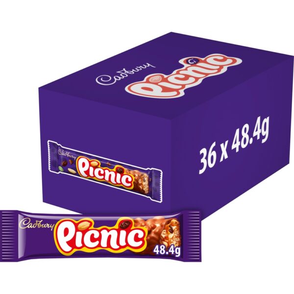 Cadbury Picnic Chocolate Bar Bulk Box