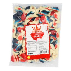 Jelly Filled Whales Bulk Bags 1kg Sweets