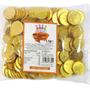 Gold Milk Chocolate Coins 1kg