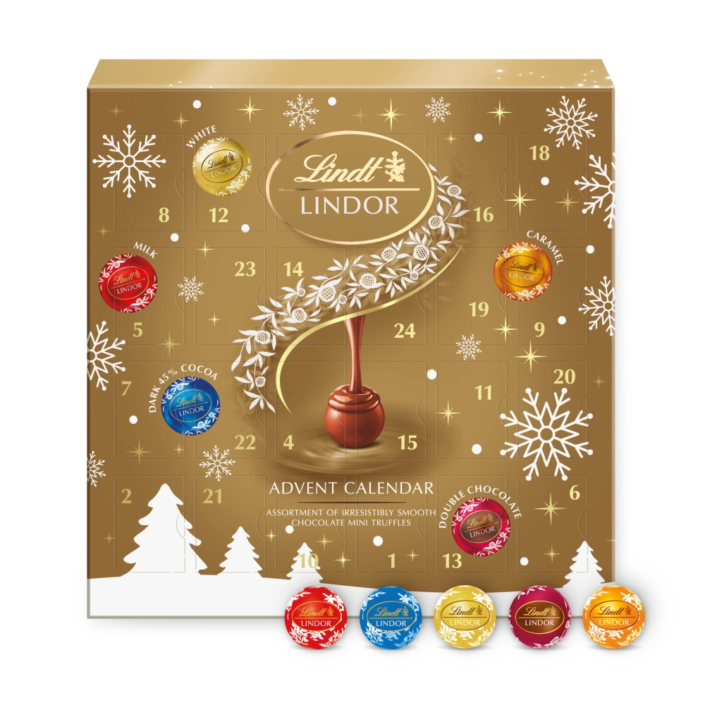 Lindt LINDOR Assorted Mini Truffle Advent Calendar 109g