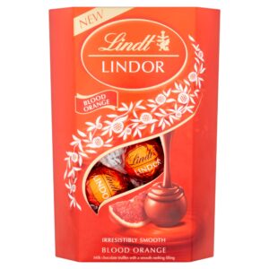 Lindt Lindor Blood Orange Milk Chocolate Truffles Box