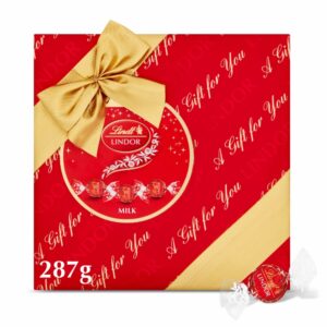 Lindt Lindor Milk Chocolate Truffles Gift Wrapped Box 287g