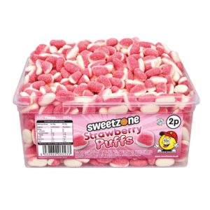 Sweetzone Strawberry Puffs Tub