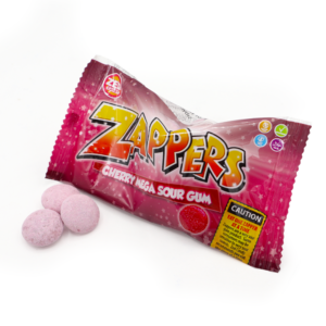 Zed Candy Zappers Cherry Mega Sour Gum