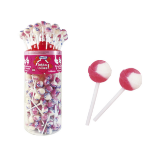 Vidal Lotta Lollies Strawberry & Cream 150 Pack