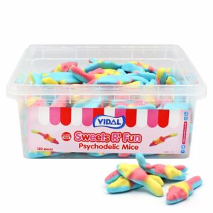 Vidal Psychodelic Mice Tub 780g sweets